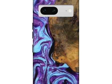 Pixel 7 Wood Live Edge Phone Case - Ivette (Purple, 747500) Supply