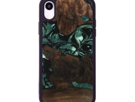 iPhone Xr Wood Phone Case - Jamir (Green, 747436) Fashion