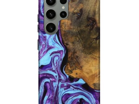 Galaxy S23 Ultra Wood Live Edge Phone Case - Ivette (Purple, 747500) on Sale