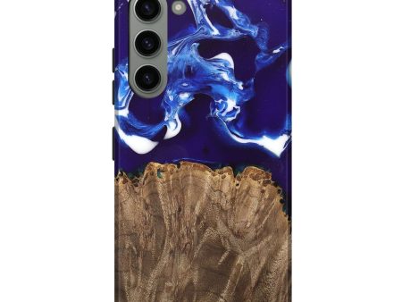 Galaxy S23 Plus Wood Live Edge Phone Case - Alisa (Blue, 747501) Online