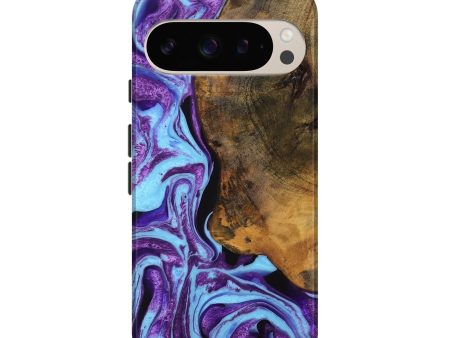 Pixel 9 Pro Wood Live Edge Phone Case - Ivette (Purple, 747500) Online now