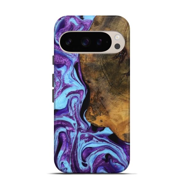 Pixel 9 Pro Wood Live Edge Phone Case - Ivette (Purple, 747500) Online now