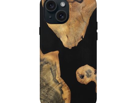 iPhone 15 Wood Live Edge Phone Case - Conor (Wood Burl, 747490) For Sale