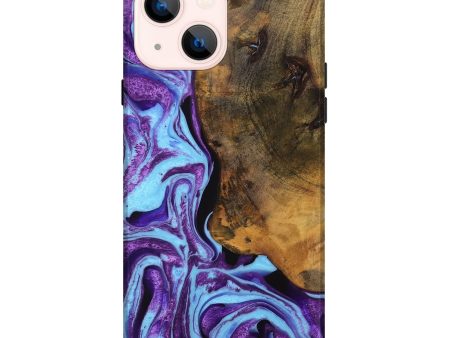 iPhone 14 Plus Wood Live Edge Phone Case - Ivette (Purple, 747500) For Discount