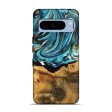 Pixel 8 Pro Wood Live Edge Phone Case - William (Teal & Gold, 747509) on Sale