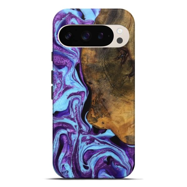 Pixel 9 Pro XL Wood Live Edge Phone Case - Ivette (Purple, 747500) Cheap