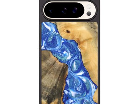 Pixel 9 Pro XL Wood Phone Case - Gene (Blue, 747458) Supply