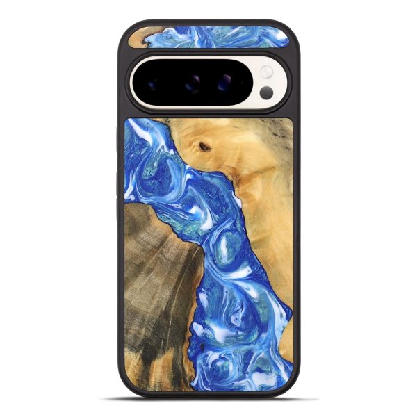 Pixel 9 Pro XL Wood Phone Case - Gene (Blue, 747458) Supply