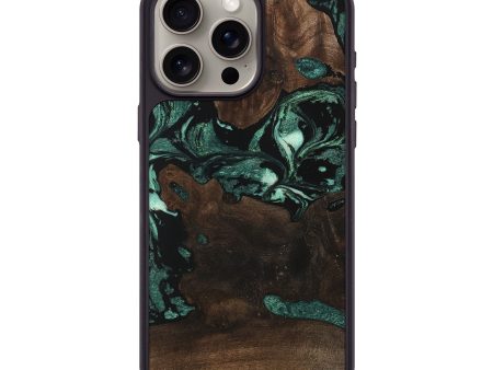 iPhone 15 Pro Max Wood Phone Case - Jamir (Green, 747436) Sale