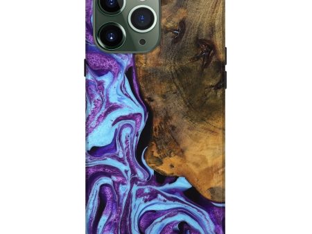 iPhone 13 Pro Max Wood Live Edge Phone Case - Ivette (Purple, 747500) Hot on Sale