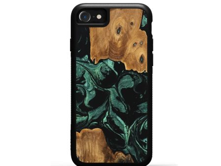 iPhone SE Wood Phone Case - Zakai (Green, 747430) Cheap