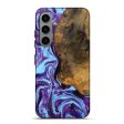 Galaxy S24 Plus Wood Live Edge Phone Case - Ivette (Purple, 747500) Online Hot Sale