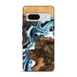 Pixel 7 Wood Live Edge Phone Case - Vaughn (Blue, 747493) Online