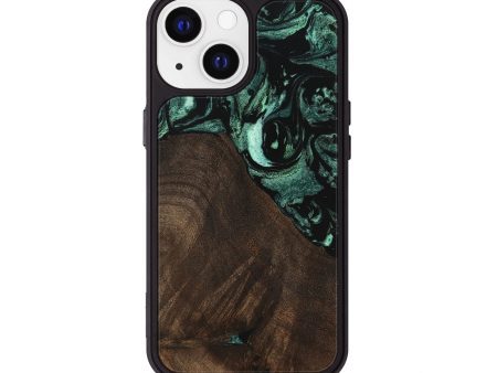 iPhone 13 Wood Phone Case - Brittny (Green, 747416) Discount